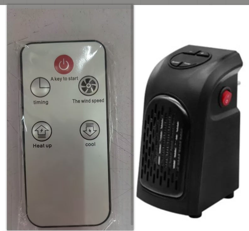 Stufetta Elettrica Invernale – Mini Riscaldatore Ceramico con Ventilatore per Casa, Ufficio e Campeggio