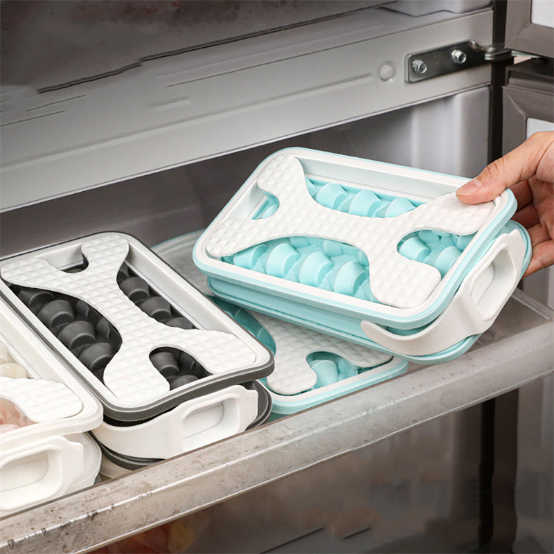 Stampo 2 in 1 per Cubetti e Palline di Ghiaccio – Bottiglia e Ice Maker in Silicone, Creativo per Cucina Estiva