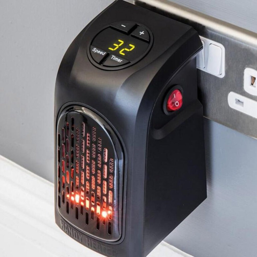 Stufetta Elettrica Invernale – Mini Riscaldatore Ceramico con Ventilatore per Casa, Ufficio e Campeggio