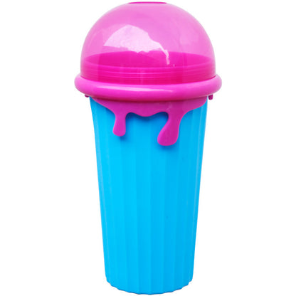 Slushy Cup 500ml Grande Capacità – Bicchiere Magico per Smoothie, Granite, Gelati e Frappè – Macchina Quick-Frozen Estiva