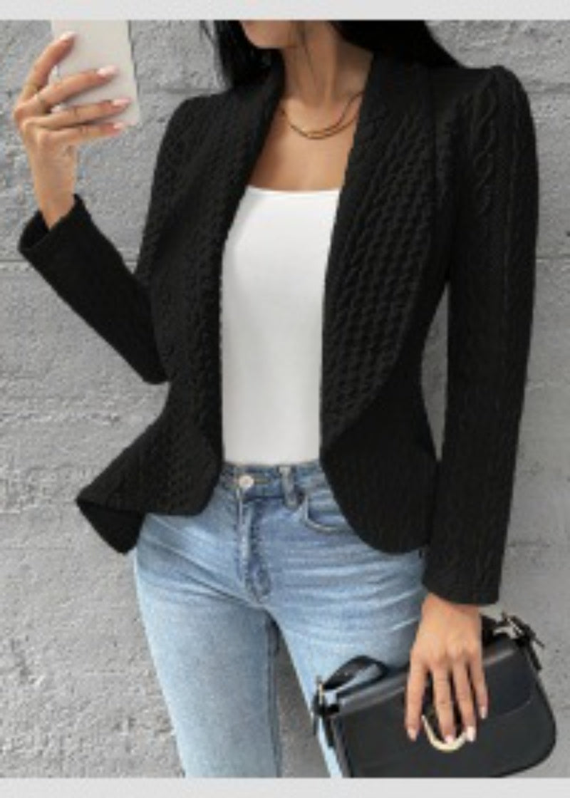 Giacca Donna Autunno/Inverno – Stile Elegante Monocolore, Versatile