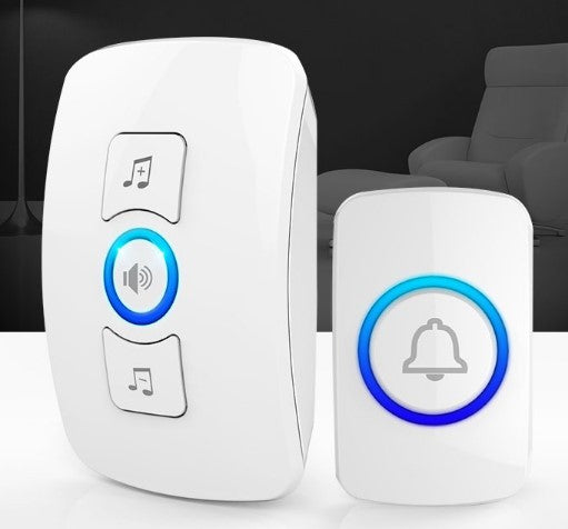 Campanello Wireless per Casa – Telecomando AC Elettronico, Chiamata Senza Fili