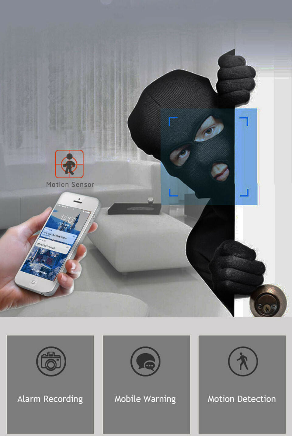 Telecamera IP WiFi Wireless – Monitoraggio Sicurezza Casa 1080P