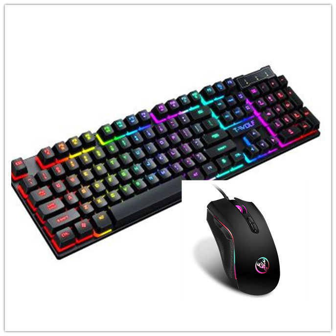 Tastiera da Gaming USB Cablaggio – Retroilluminata, Tasti Flottanti e Ergonomica