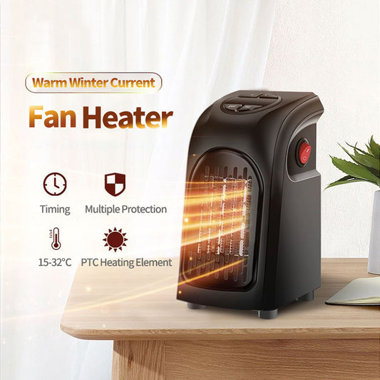 Stufetta Elettrica Invernale – Mini Riscaldatore Ceramico con Ventilatore per Casa, Ufficio e Campeggio