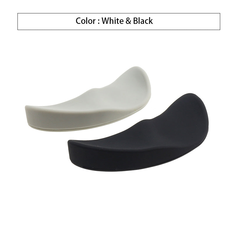 Poggiapolsi Ergonomico per Mouse – Pad in Silicone Gel Antiscivolo, Supporto Polso per Ufficio e Gaming