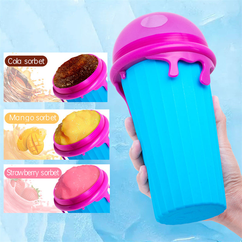 Slushy Cup 500ml Grande Capacità – Bicchiere Magico per Smoothie, Granite, Gelati e Frappè – Macchina Quick-Frozen Estiva