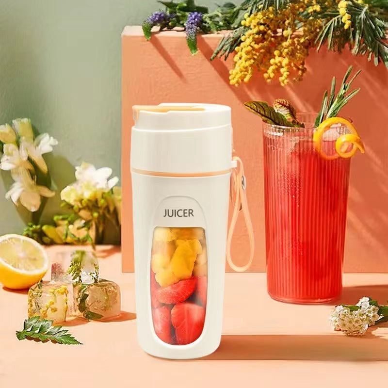 Frullatore Portatile Elettrico USB – Mini Mixer Ricaricabile per Smoothie, Succhi e Frullati da Viaggio