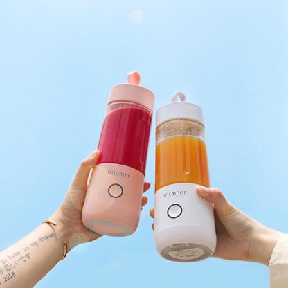 Frullatore Portatile 350ml USB – Bottiglia Elettrica Ricaricabile per Smoothie, Succo e Slushy