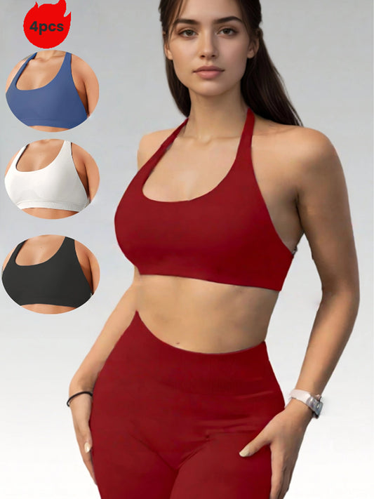 4 Reggiseni Sportivi Donna – Massimo Supporto e Asciugatura Rapida