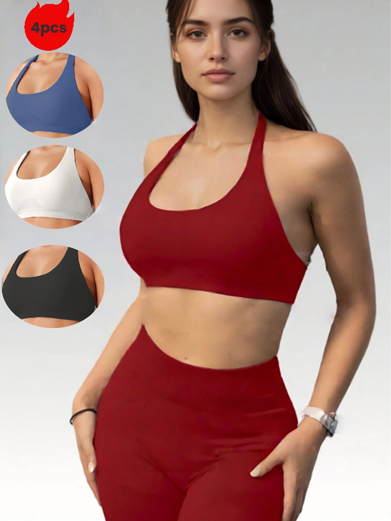 4 Reggiseni Sportivi Donna – Massimo Supporto e Asciugatura Rapida