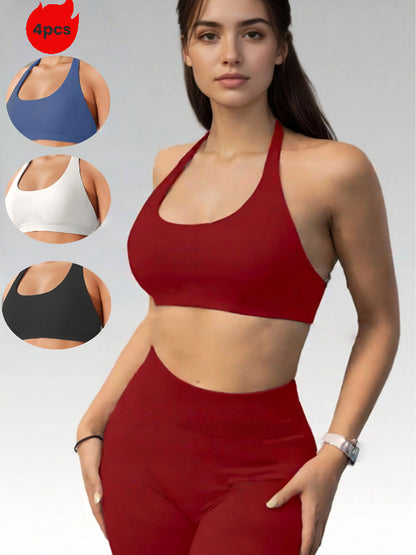 4 Reggiseni Sportivi Donna – Massimo Supporto e Asciugatura Rapida