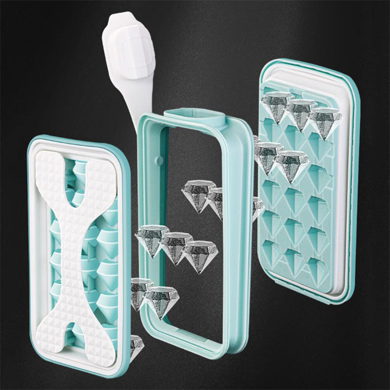 Stampo 2 in 1 per Cubetti e Palline di Ghiaccio – Bottiglia e Ice Maker in Silicone, Creativo per Cucina Estiva