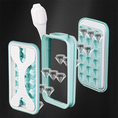 Stampo 2 in 1 per Cubetti e Palline di Ghiaccio – Bottiglia e Ice Maker in Silicone, Creativo per Cucina Estiva