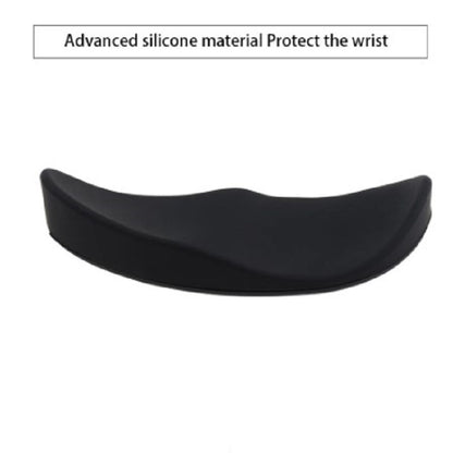 Poggiapolsi Ergonomico per Mouse – Pad in Silicone Gel Antiscivolo, Supporto Polso per Ufficio e Gaming
