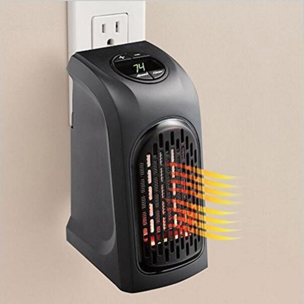 Stufetta Elettrica Invernale – Mini Riscaldatore Ceramico con Ventilatore per Casa, Ufficio e Campeggio