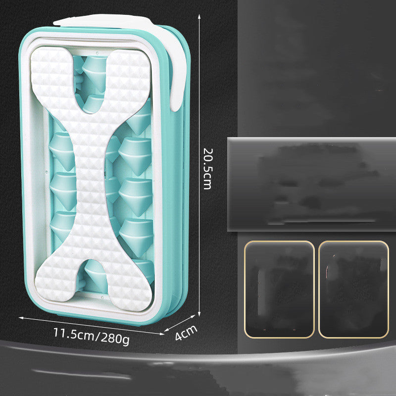 Stampo 2 in 1 per Cubetti e Palline di Ghiaccio – Bottiglia e Ice Maker in Silicone, Creativo per Cucina Estiva