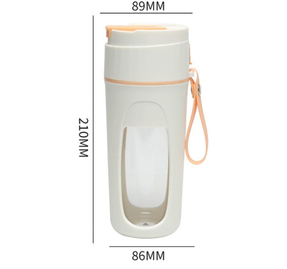 Frullatore Portatile Elettrico USB – Mini Mixer Ricaricabile per Smoothie, Succhi e Frullati da Viaggio