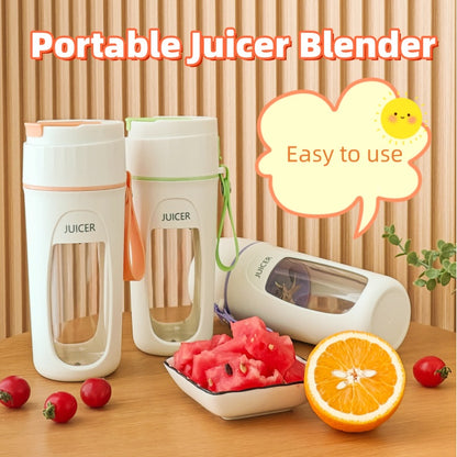 Frullatore Portatile Elettrico USB – Mini Mixer Ricaricabile per Smoothie, Succhi e Frullati da Viaggio