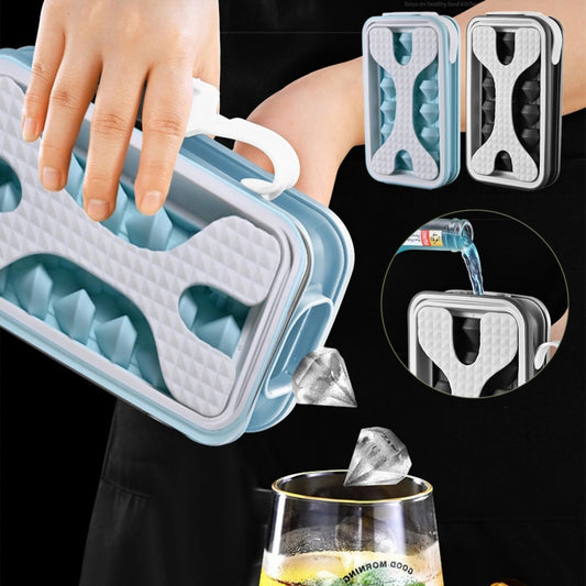 Stampo 2 in 1 per Cubetti e Palline di Ghiaccio – Bottiglia e Ice Maker in Silicone, Creativo per Cucina Estiva