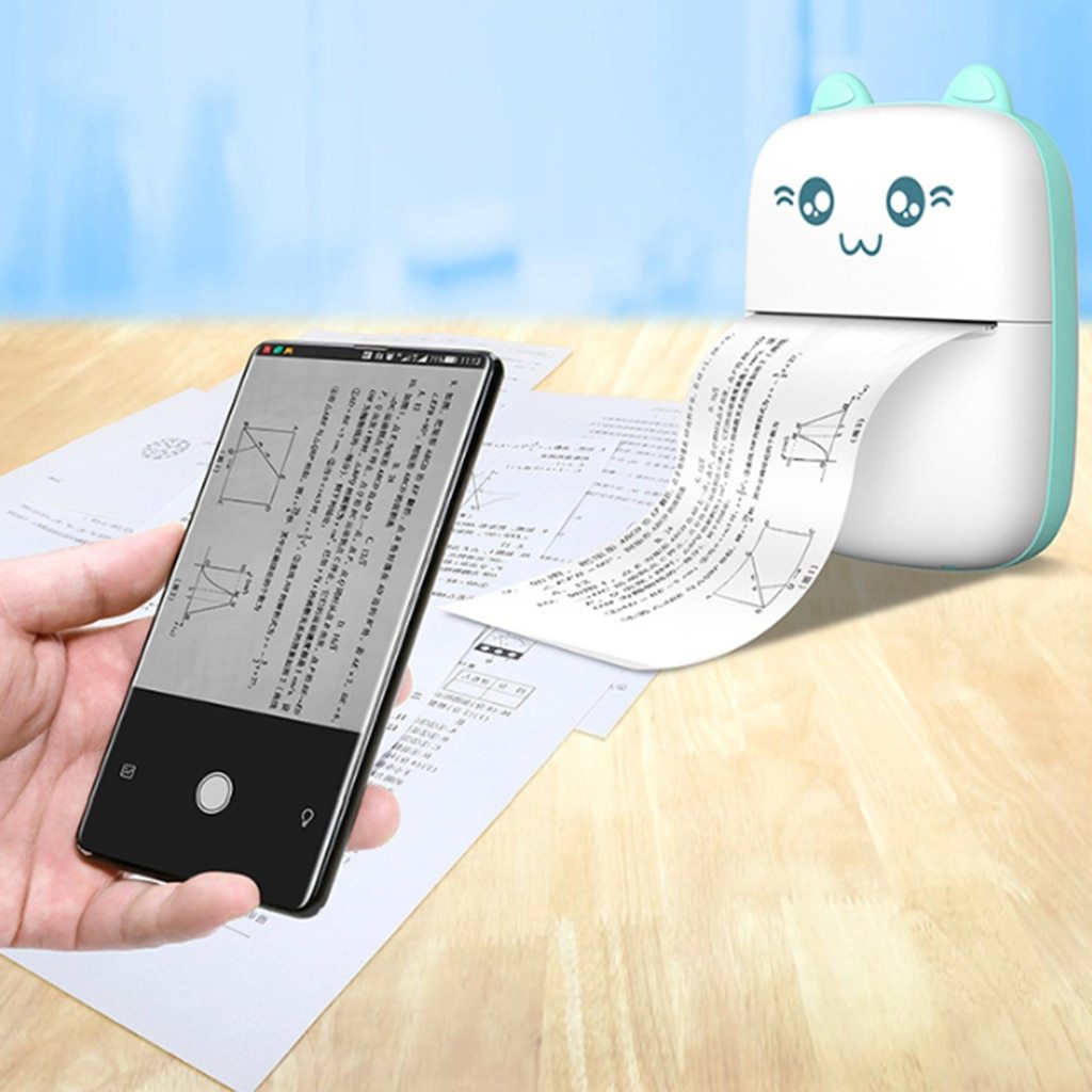 Mini Stampante Portatile Bluetooth/WiFi – Foto, Appunti e Etichette per Smartphone