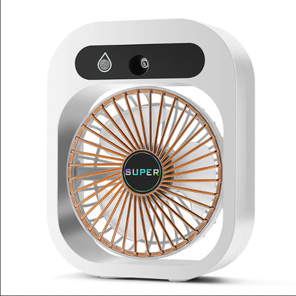 Ventilatore da Tavolo Rinfrescante 3 in 1 – USB, Portatile, Nebulizzatore e Umidificatore con 3 Velocità