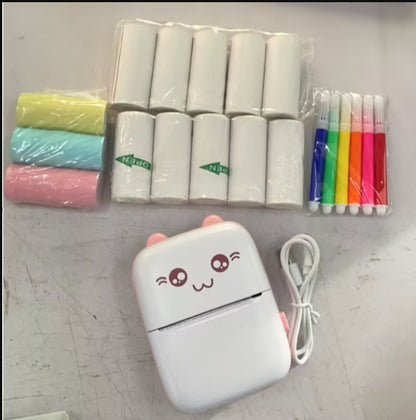 Mini Stampante Portatile Bluetooth/WiFi – Foto, Appunti e Etichette per Smartphone