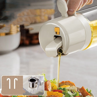 Bottiglia Spray 2 in 1 per Olio e Aceto – Dispenser per Cucina, BBQ e Cottura, Versatore e Nebulizzatore per Olio d’Oliva