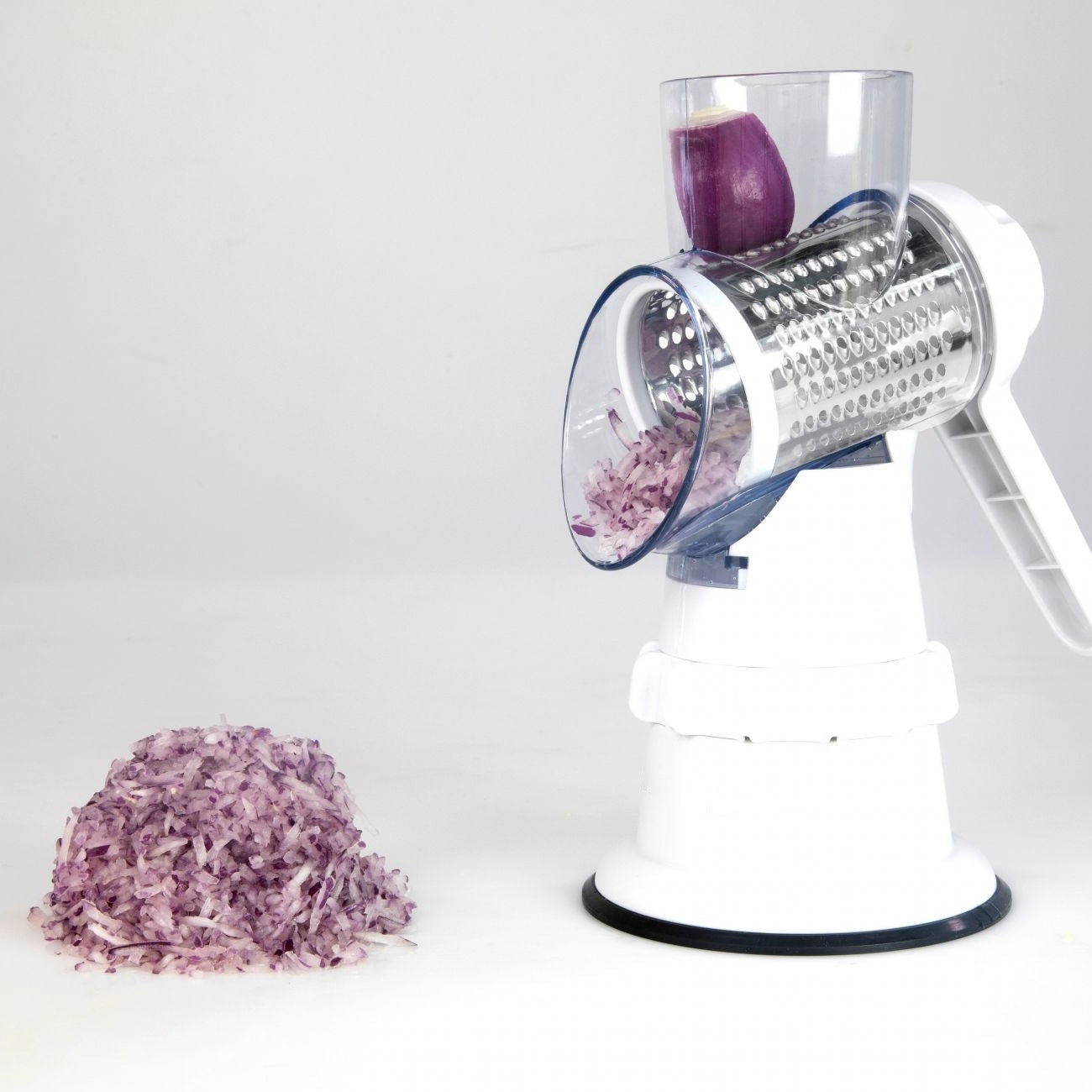 3 in 1 Affettaverdure Manuale e 2 in 1 Stampo Ghiaccio in Silicone – Grattugia, Mandolina, Sminuzzatore e Bottiglia Ice Ball Creativa per Cucina