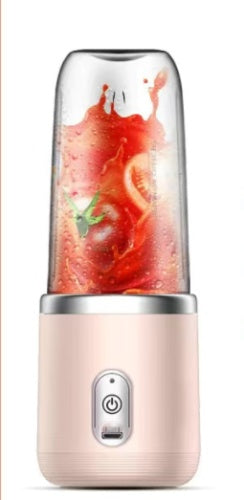 Frullatore Portatile 140W – Mini Juicer Ricaricabile USB 400ml, Funzione Smoothie, Milkshake, Sbattitore Uova – Colore Blu Tunisino