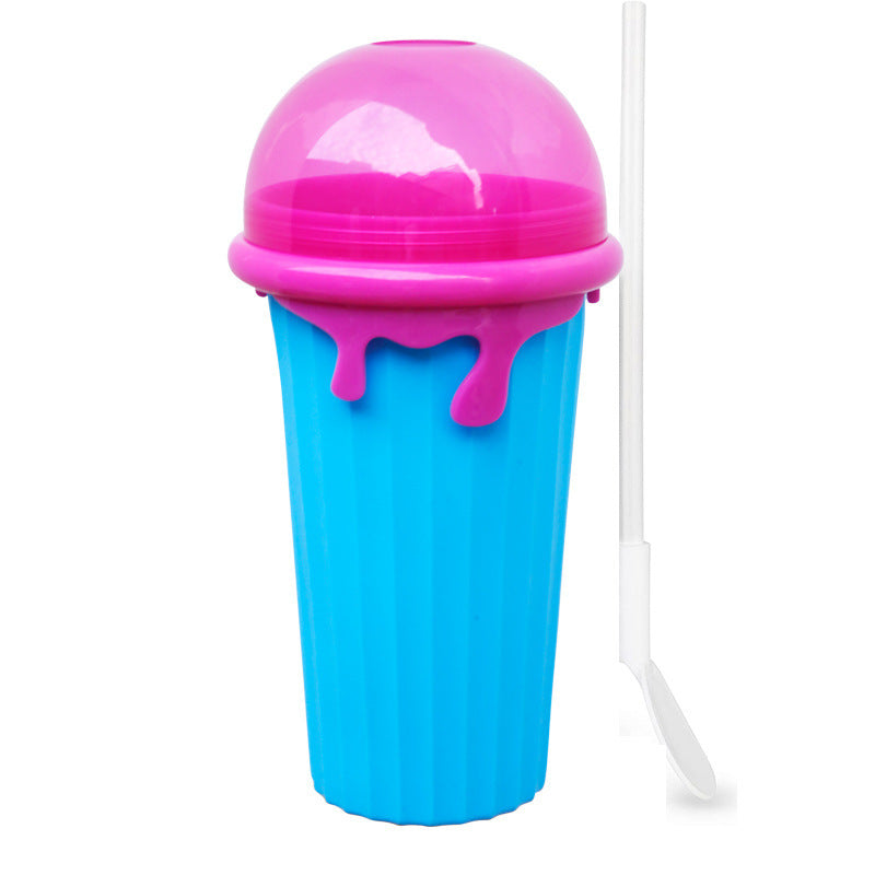 Slushy Cup 500ml Grande Capacità – Bicchiere Magico per Smoothie, Granite, Gelati e Frappè – Macchina Quick-Frozen Estiva