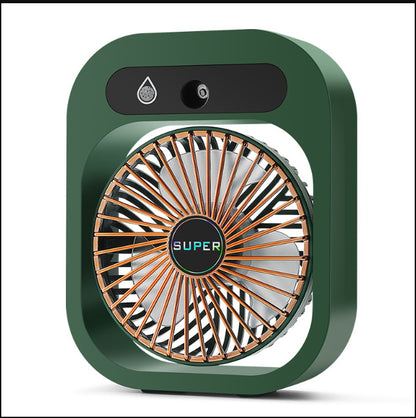 Ventilatore da Tavolo Rinfrescante 3 in 1 – USB, Portatile, Nebulizzatore e Umidificatore con 3 Velocità