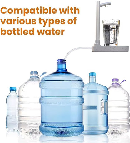 Dispenser Acqua Automatico da Tavolo – Pompa Elettrica Ricaricabile USB con Tubo Estensibile e Supporto