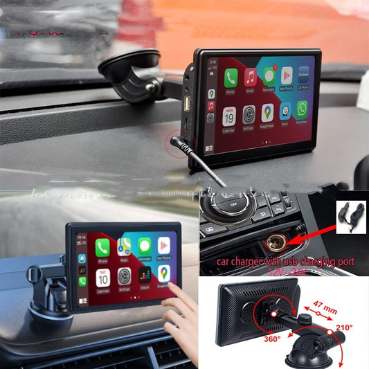 Schermo Smart IPS Portatile per Auto – Wireless CarPlay e Android Auto