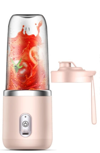 Frullatore Portatile 140W – Mini Juicer Ricaricabile USB 400ml, Funzione Smoothie, Milkshake, Sbattitore Uova – Colore Blu Tunisino