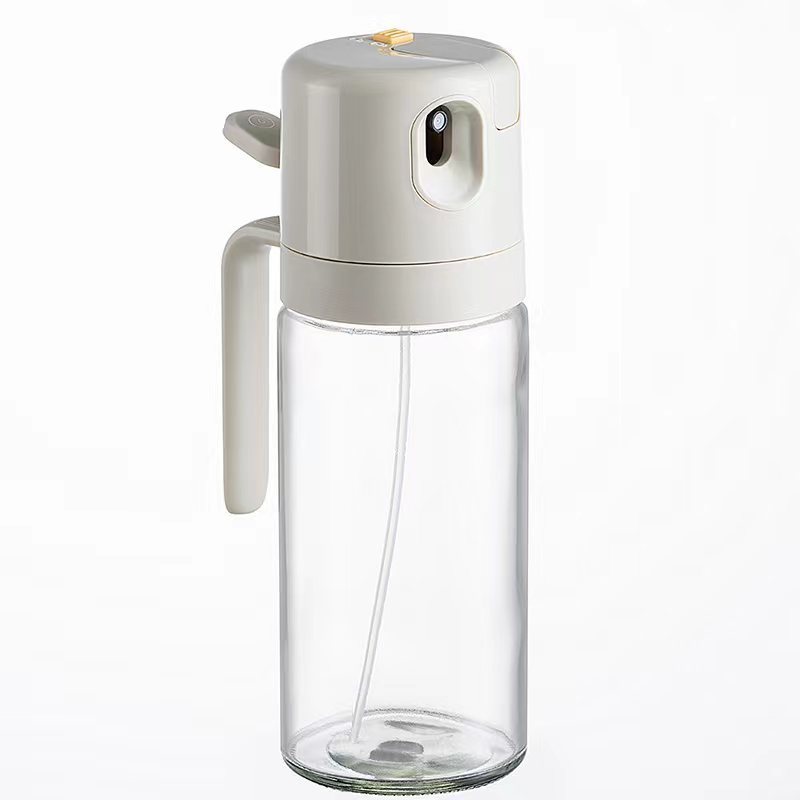 Bottiglia Spray 2 in 1 per Olio e Aceto – Dispenser per Cucina, BBQ e Cottura, Versatore e Nebulizzatore per Olio d’Oliva