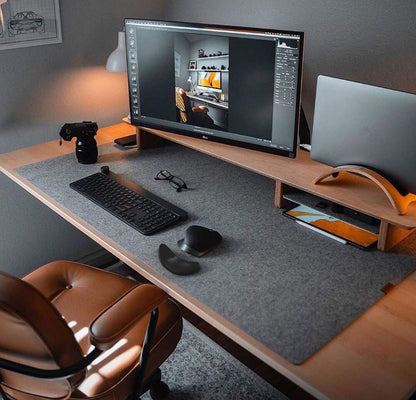 Poggiapolsi Ergonomico per Mouse – Pad in Silicone Gel Antiscivolo, Supporto Polso per Ufficio e Gaming